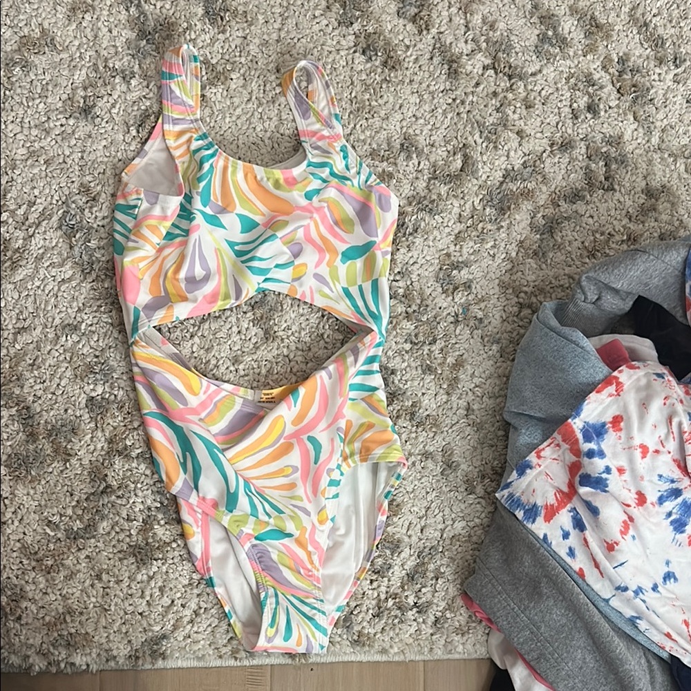 Old Navy Kids Colorful One Piece Swimsuit